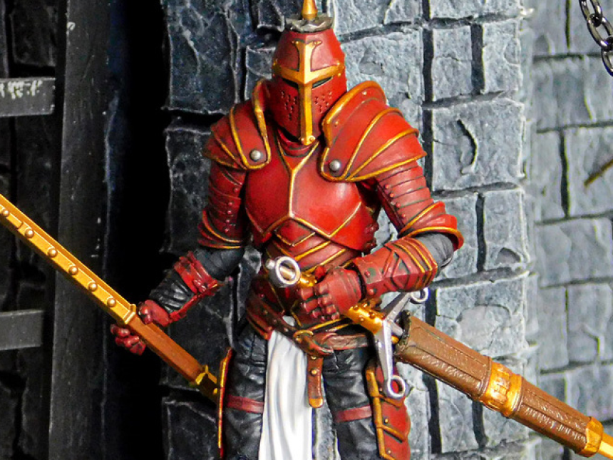 BOSS FIGHT STUDIO HACKS 1/18 장군 레드나이트 피규어