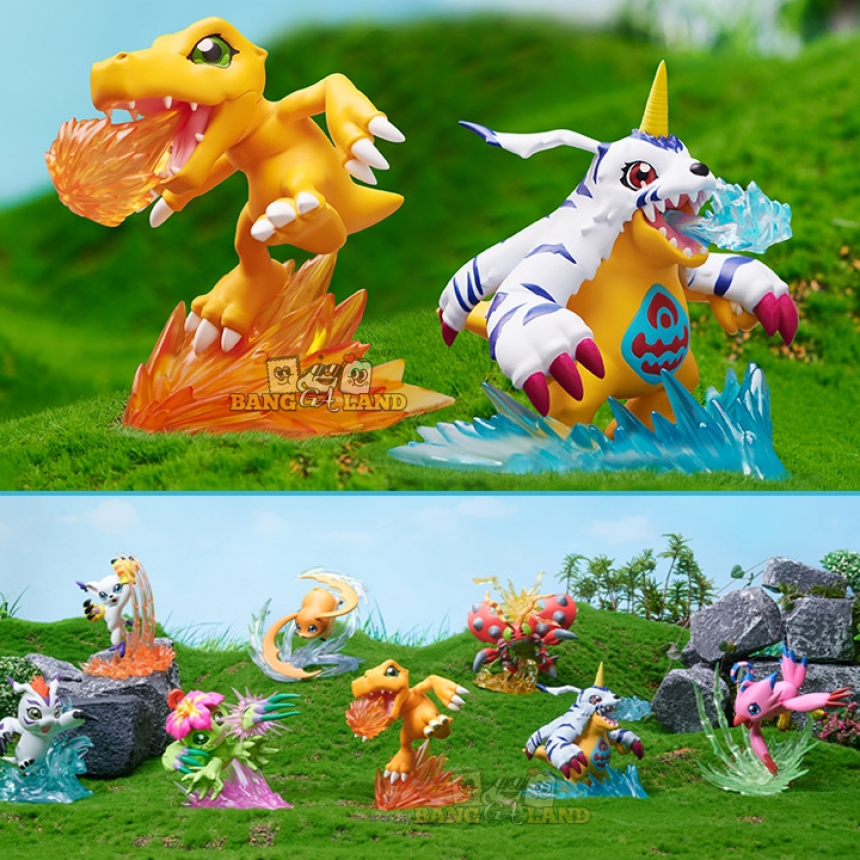 디지몬 어드벤처 제1탄 아구몬 쉬라몬 피요몬 파피몬 피규어 굿즈 8종세트