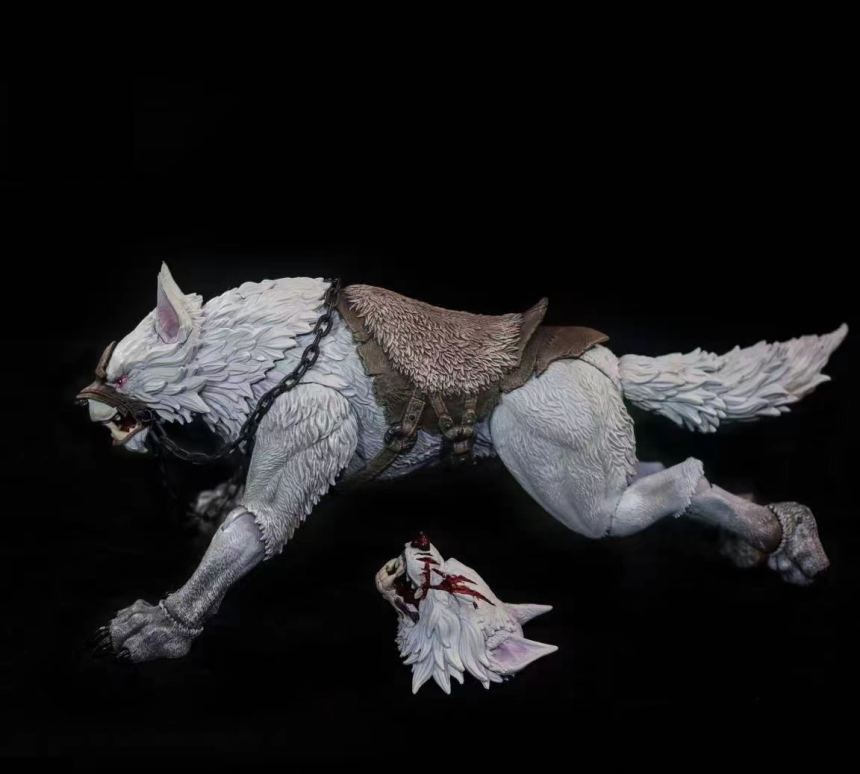 D20 스튜디오 자이언트 울프 피규어 탈것 동물 늑대 관절피규어