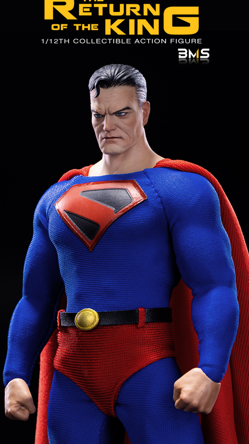 BMS 저스티스리그 슈퍼맨 1/12 DC 히어로 액션피규어