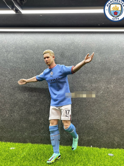 CR7 스튜디오 맨체스터 시티 1/6 케빈 더 브라위너 축구 스포츠 피규어