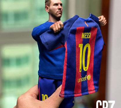 CR7 스튜디오 FC 바르셀로나 1/6 리오넬 메시 유니폼 세레머니 축구피규어