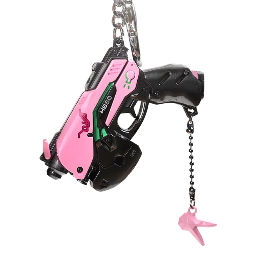 D Va 디바 라이트건 키링 키체인 열쇠고리 펜던트 가방고리