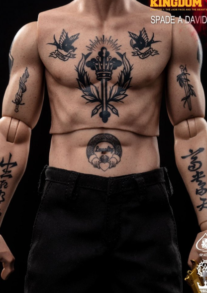 DAMTOYS 댐토이즈 갱스터 킹덤 스페이드A 에이스 데이비드 베컴 느와르 액션피규어