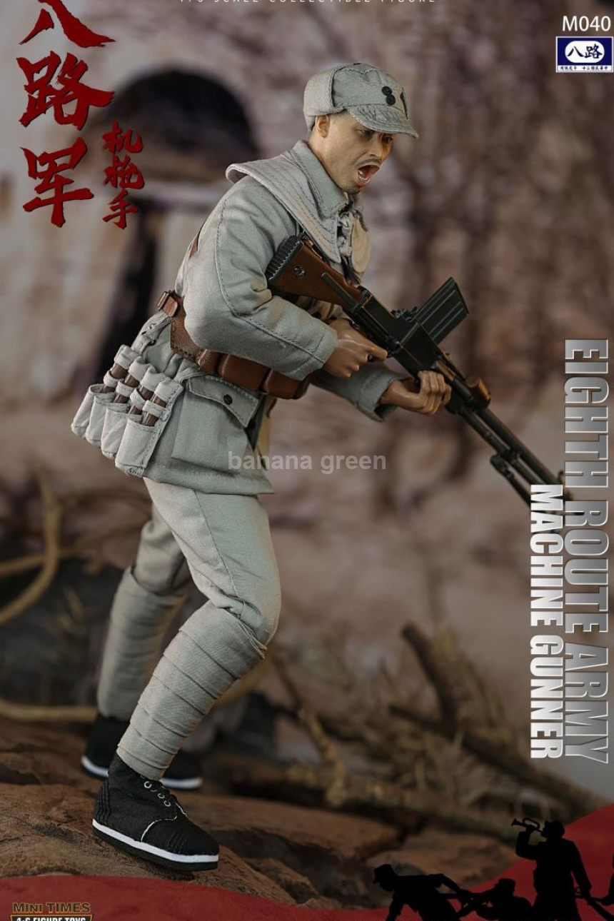 MINITIMES TOYS M040 공산당 팔로군 기관총수 1/6 밀리터리 피규어