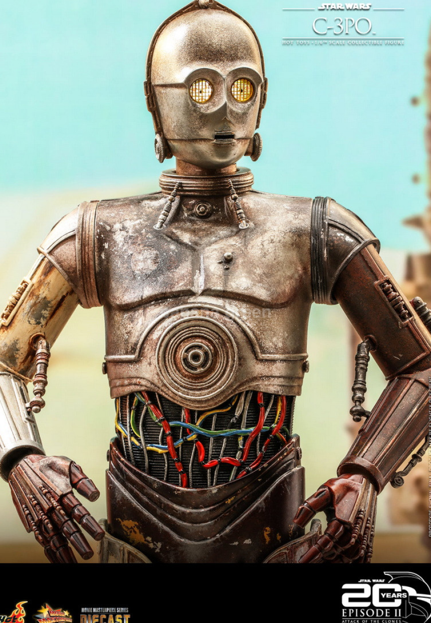 핫토이 Hot Toys MMS650 스타워즈 클론의 습격 C-3PO 로봇 1/6 피규어