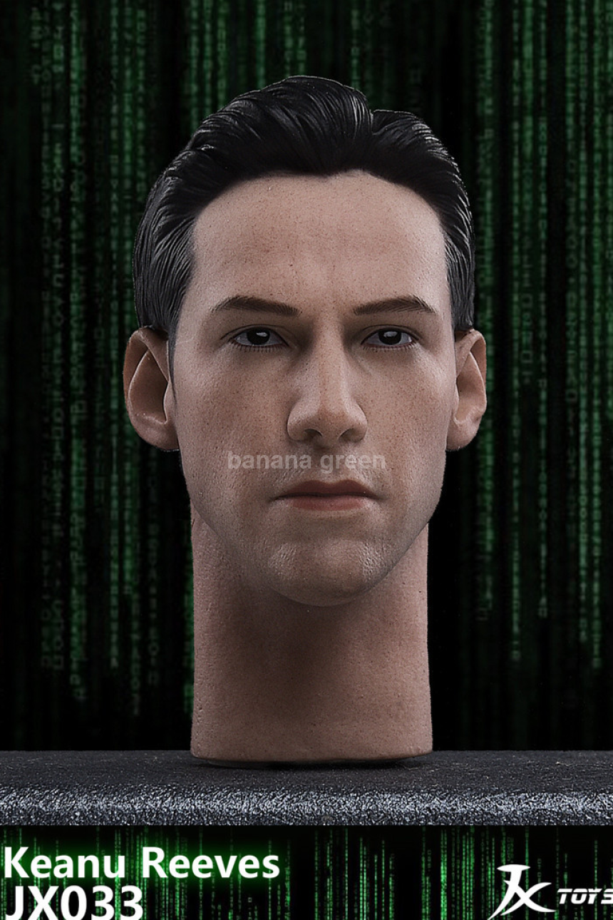 JXTOYS 1/6 매트릭스 네오 키아누리브스 피규어헤드 JX033