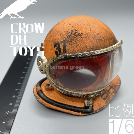 CROWTOYS 1/6 우주 비행사 헬멧 피규어 루즈 소품