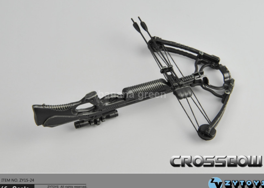 ZYTOYS 크로스보우 석궁 밀리터리 1/6 피규어 루즈 소품 ZY15-24