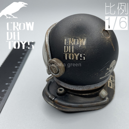 CROWTOYS 1/6 우주 비행사 헬멧 잠수복 피규어 소품 루즈