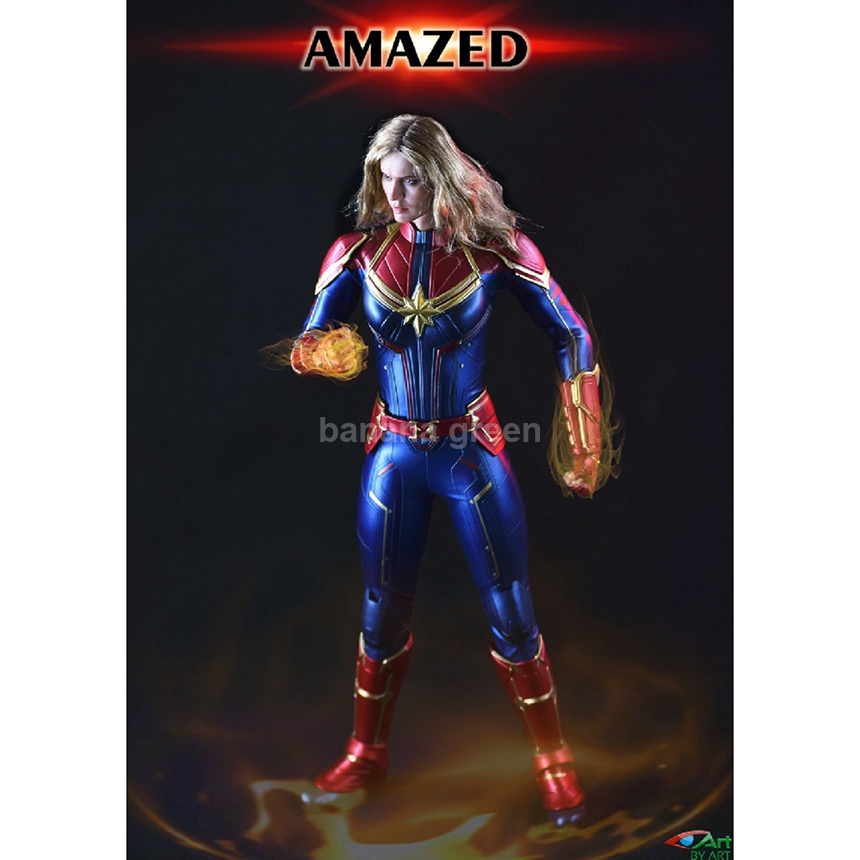 BY-ART 1/6 AMAZED 캡틴 마블 피규어 BY-012