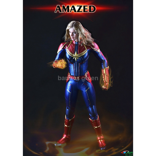 BY-ART 1/6 AMAZED 캡틴 마블 피규어 BY-012