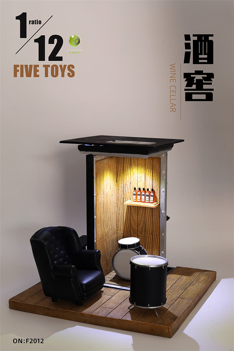 FIVETOYS 1/12 F2012 와인바 카페 장면 디오라마