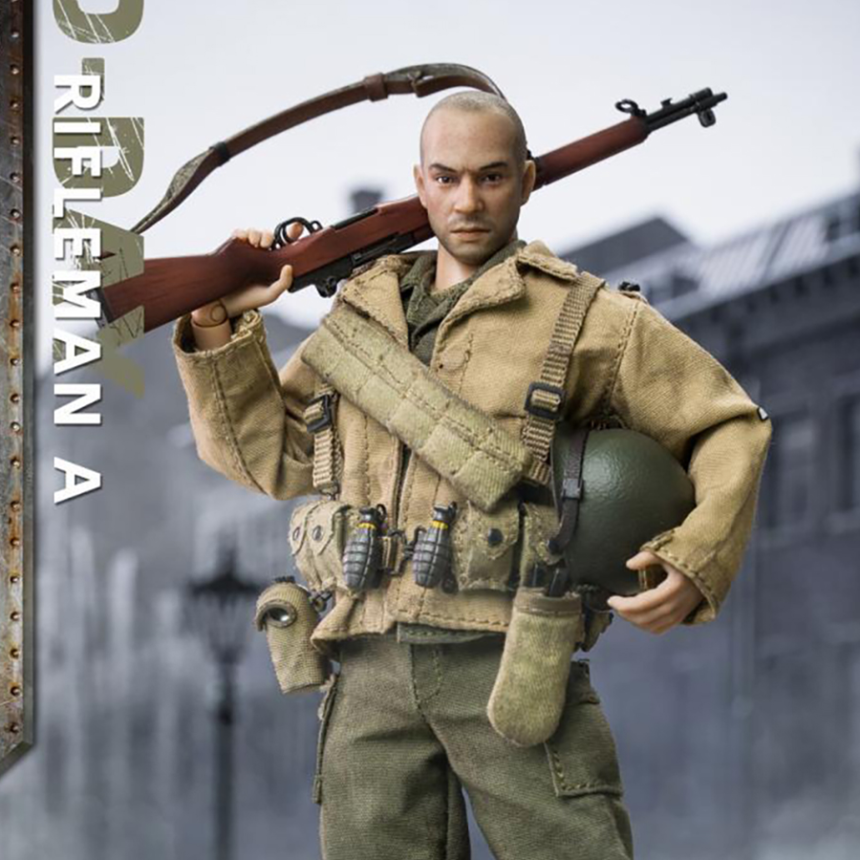 Crazy Figure LW014 크레이지 피규어 WWII 노르망디 상륙작전 라이플맨 A 1/12