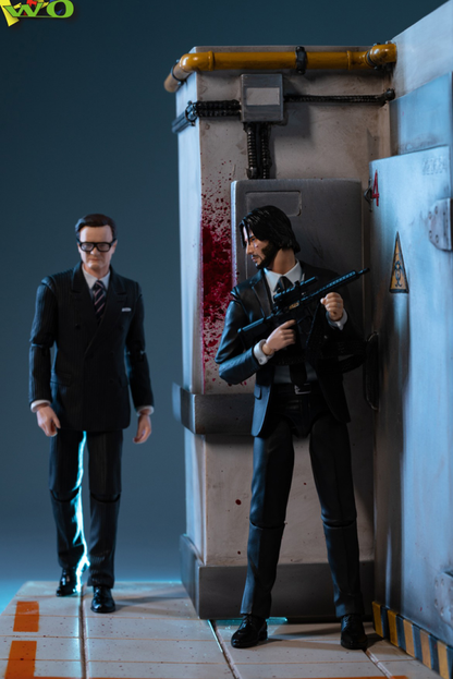 FEELTOYS 6인치 피규어 1/12 연출 디오라마 세트장