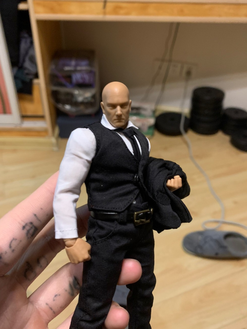 VTOYS GWTOYS 바디 호환 코디 1/12 정장 수트 피규어 의상 커스텀 루즈