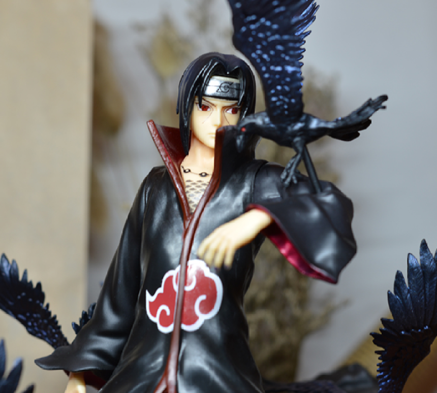 나루토 샤오 조직 Uchiha Itachi Crow Itachi 모델 우치하 이타치 피규어