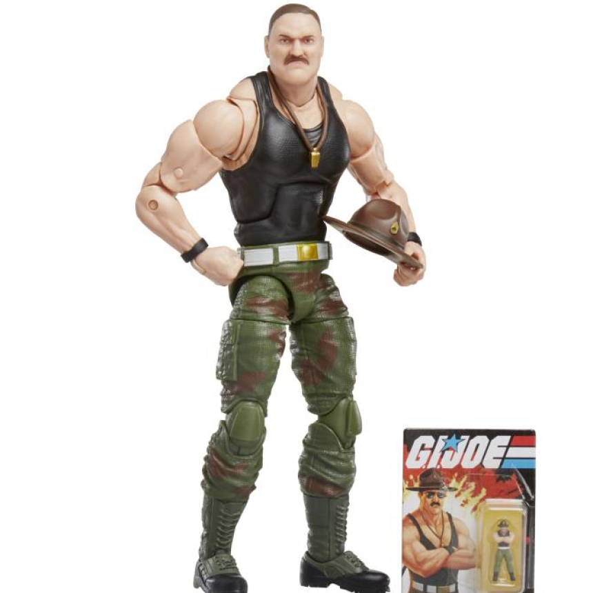 출시 G.I.JOE 지아이조 클래시파이드 시리즈 WWE 교관 서전 슬로터 피규어