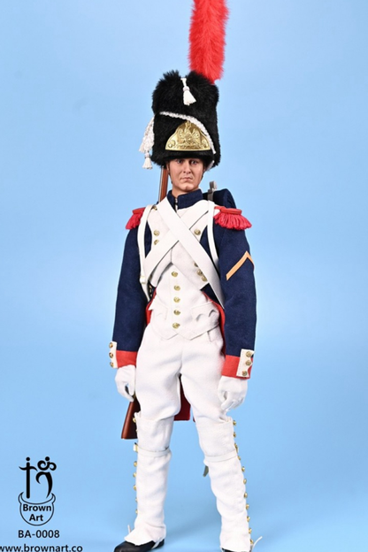 BROWN ART BA-0008 나폴레옹 1/6 프랑스 근위병 액션피규어