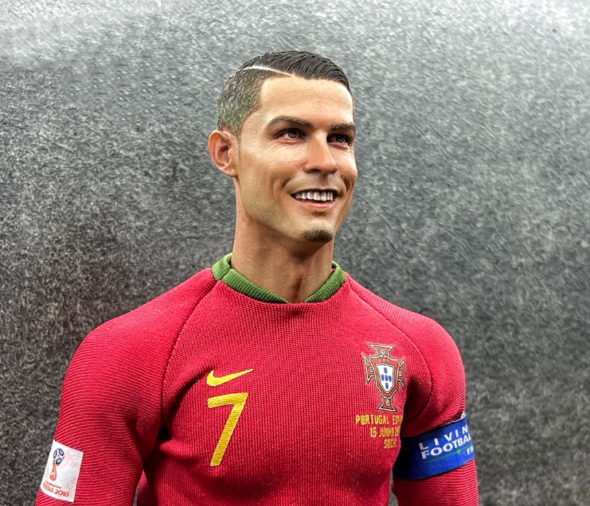 CR7 스튜디오 2018 월드컵 스페인전 포르투갈 1/6 크리스티아누 호날두 축구피규어