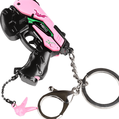 D Va 디바 라이트건 키링 키체인 열쇠고리 펜던트 가방고리