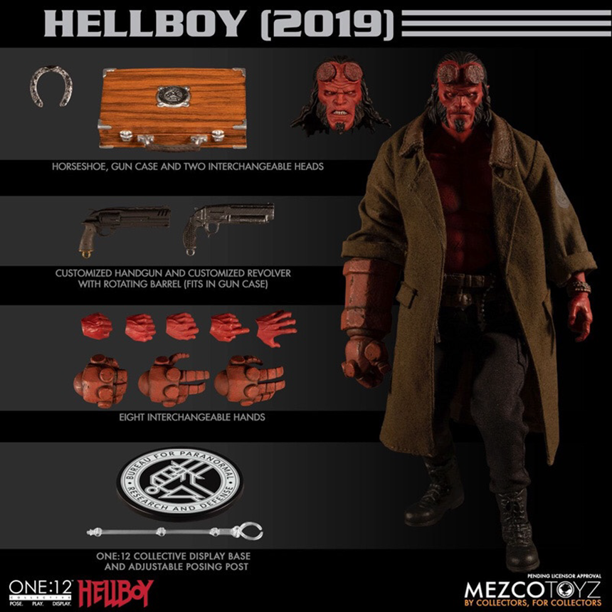 MEZCO 영화 헬보이 Hellboy 6인치 메즈코 토이즈 액션 토이 피규어