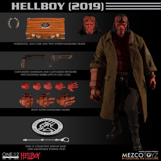 MEZCO 영화 헬보이 Hellboy 6인치 메즈코 토이즈 액션 토이 피규어