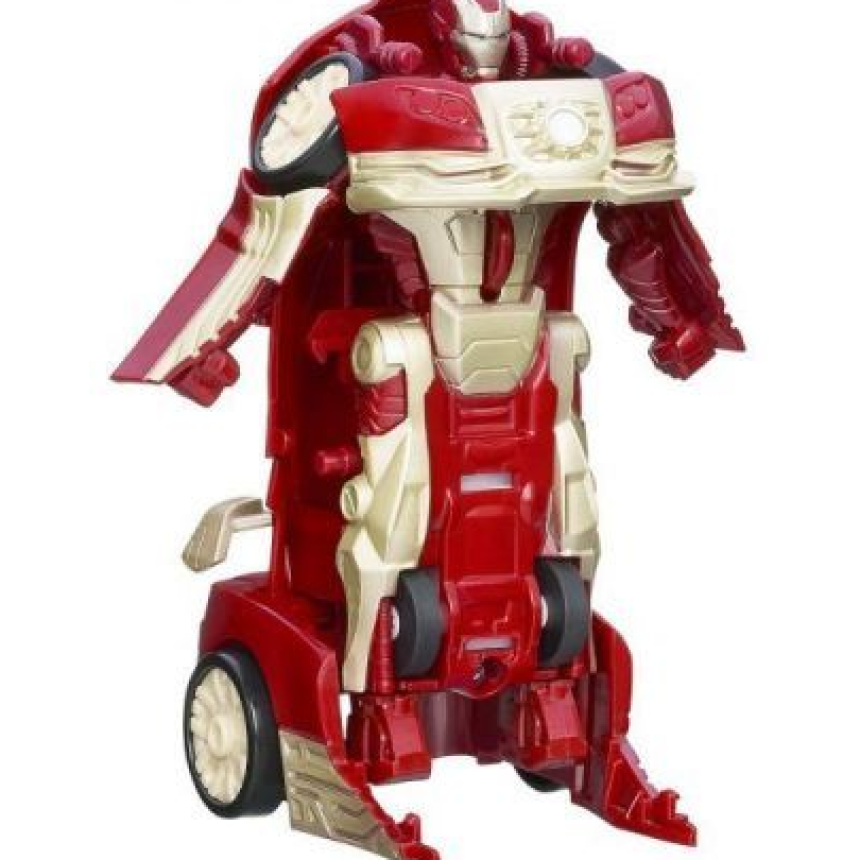 아이언맨 트랜스포머 변신 Marvel Iron Man 3 Motorized Battle Charger Vehicle