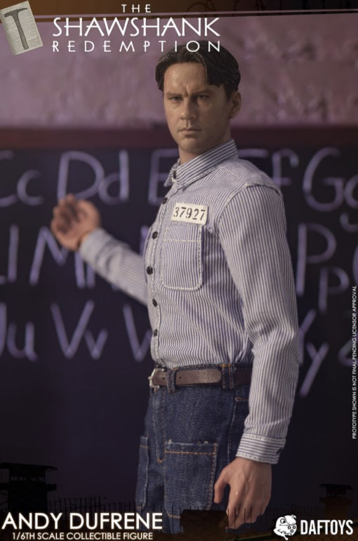 DAFTOYS 1/6 명작 쇼생크 탈출 앤디 듀프레인 헤드 의상 피규어 루즈