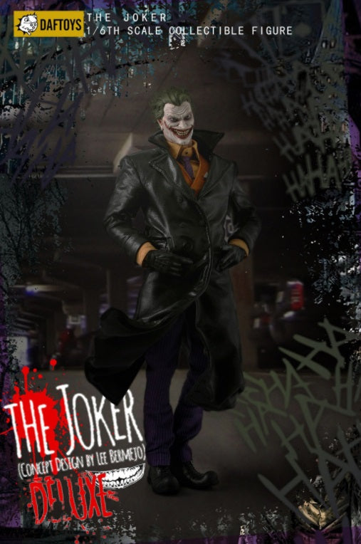 DAFTOYS F01 배트맨 1/6 광대 조커 코믹스 애니버전 리 베르메호 피규어 인형