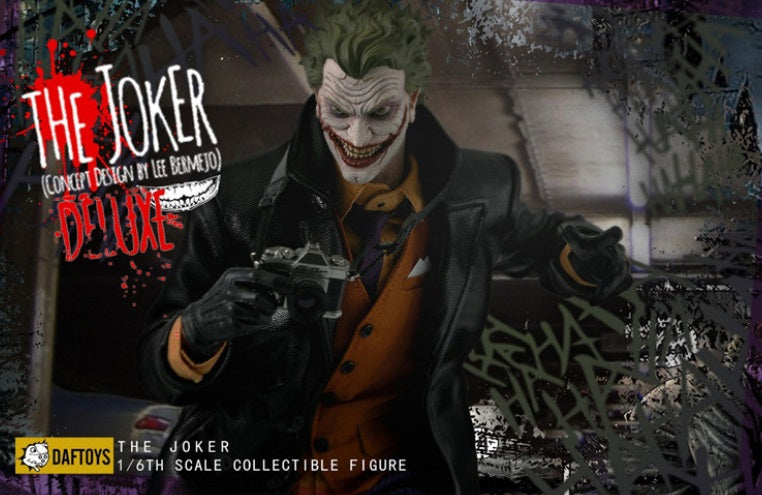 DAFTOYS F01 배트맨 1/6 광대 조커 코믹스 애니버전 리 베르메호 피규어 인형