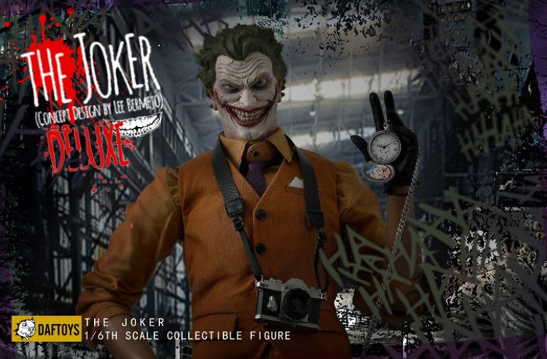DAFTOYS F01 배트맨 1/6 광대 조커 코믹스 애니버전 리 베르메호 피규어 인형