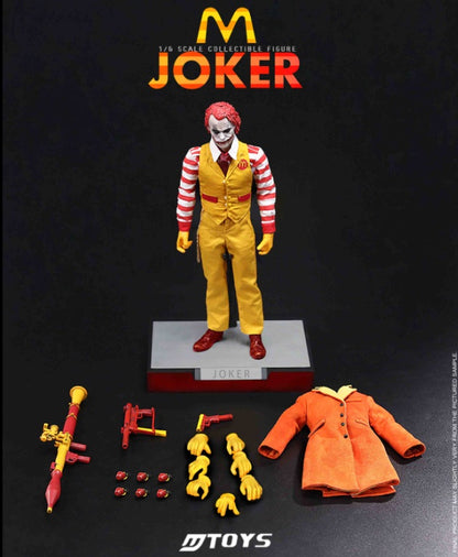 MTOYS 1/6 MS018 고담시티 배트맨 다크나이트 신장개업 햄버거 THE JOKER 조커 액션피규어