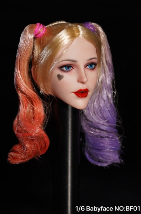 Babyface 수어사이드 스쿼드 BF01 1/6 할리퀸 헤드 루즈 피규어