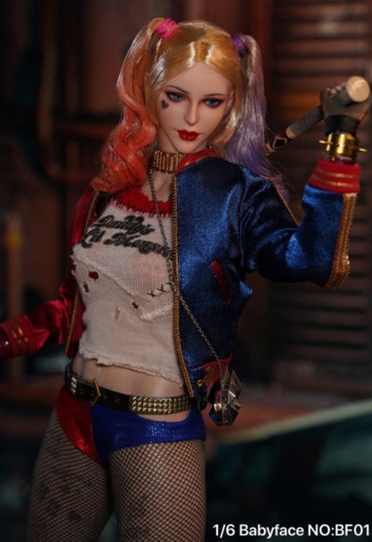 Babyface 수어사이드 스쿼드 BF01 1/6 할리퀸 헤드 루즈 피규어