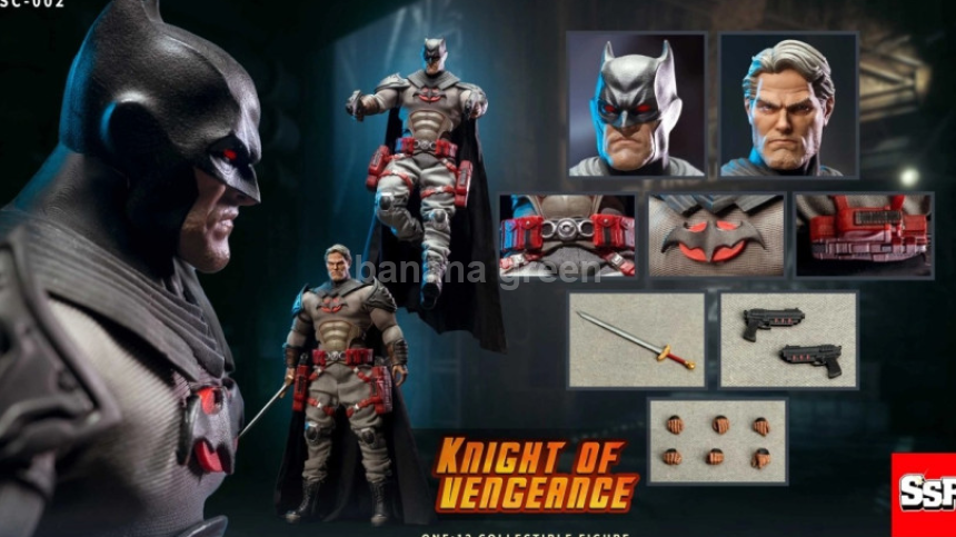 (출시완료) SSR SSC002 Knight Of Vengeance 배트맨 1/12 피규어