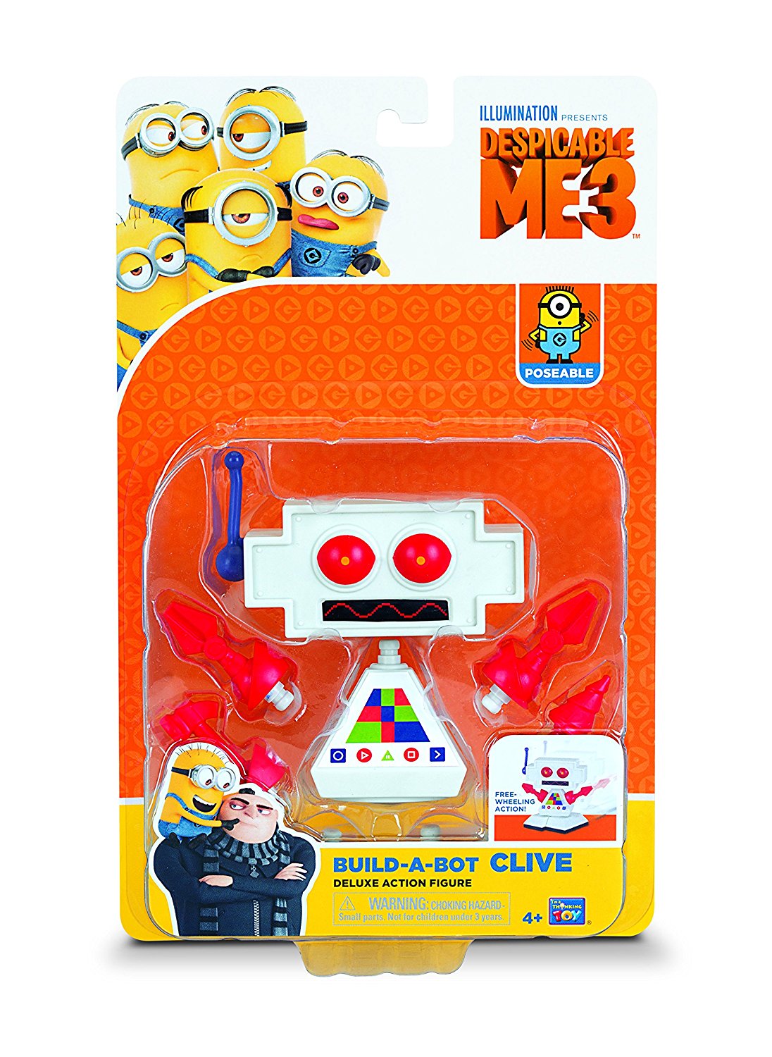 슈퍼배드3 미니언 디럭스 액션 피규어 - 로봇 클라이브 Clive