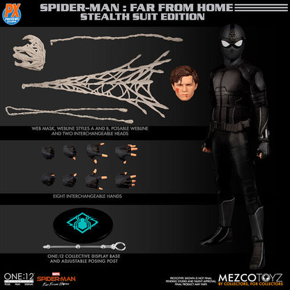 Mezco toys 메즈코 토이즈 1/12 파프롬홈 스텔스슈트 스파이더맨 액션피규어