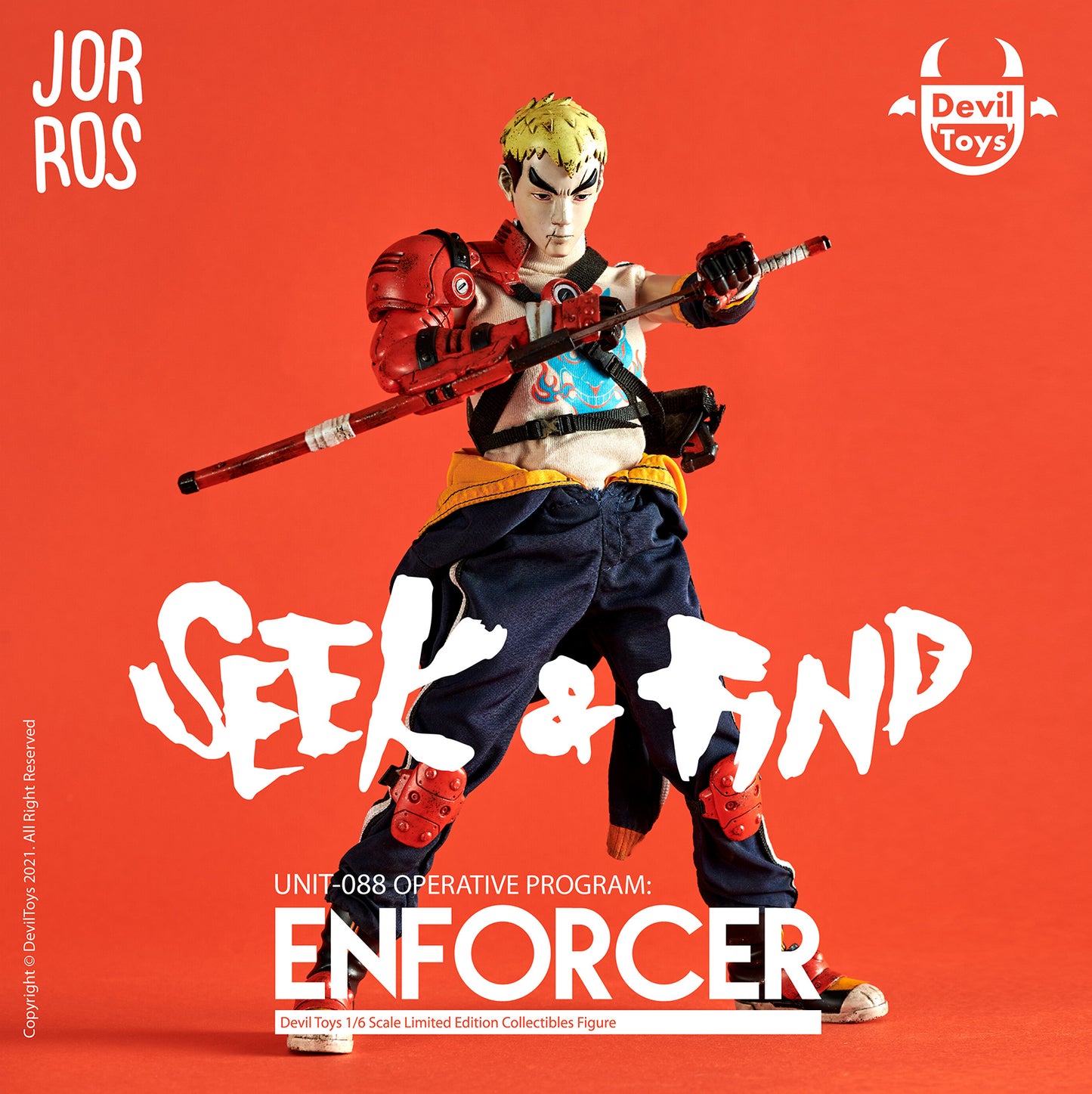 (출시 소량)데블토이즈 Devil Toys Unit 088 1/6 JorRos SEEK FIND ENFORCER