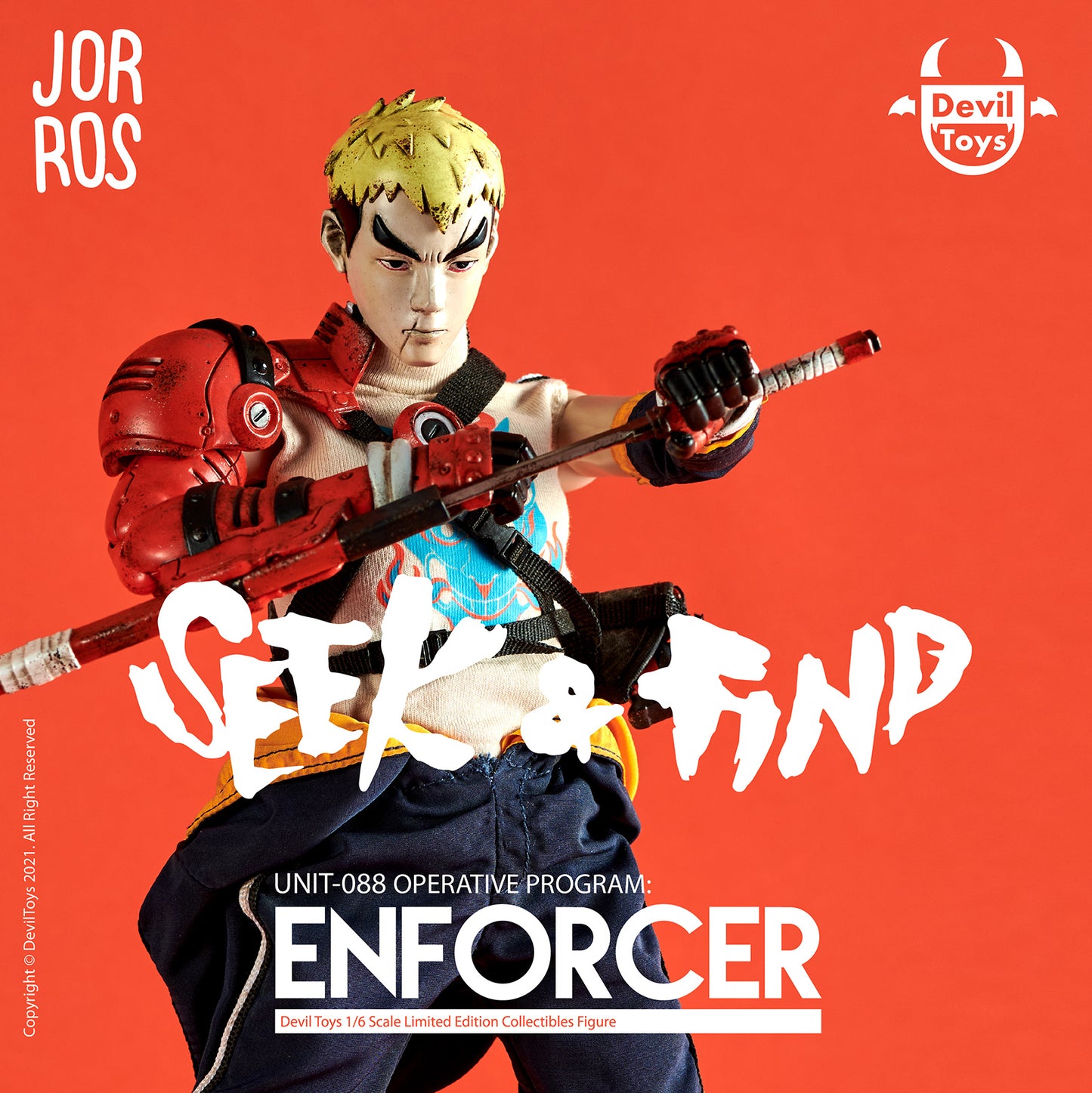 (출시 소량)데블토이즈 Devil Toys Unit 088 1/6 JorRos SEEK FIND ENFORCER