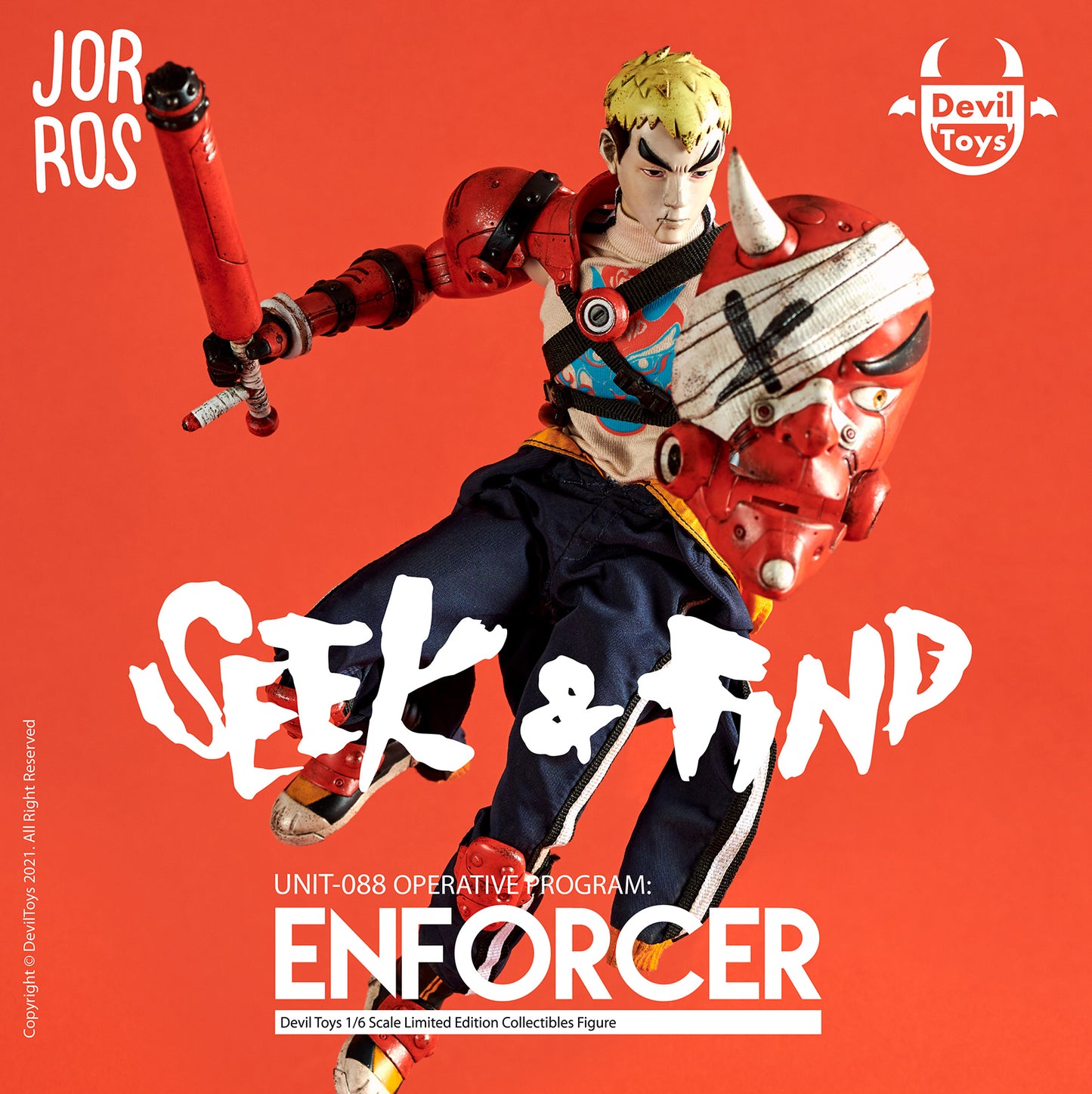 (출시 소량)데블토이즈 Devil Toys Unit 088 1/6 JorRos SEEK FIND ENFORCER