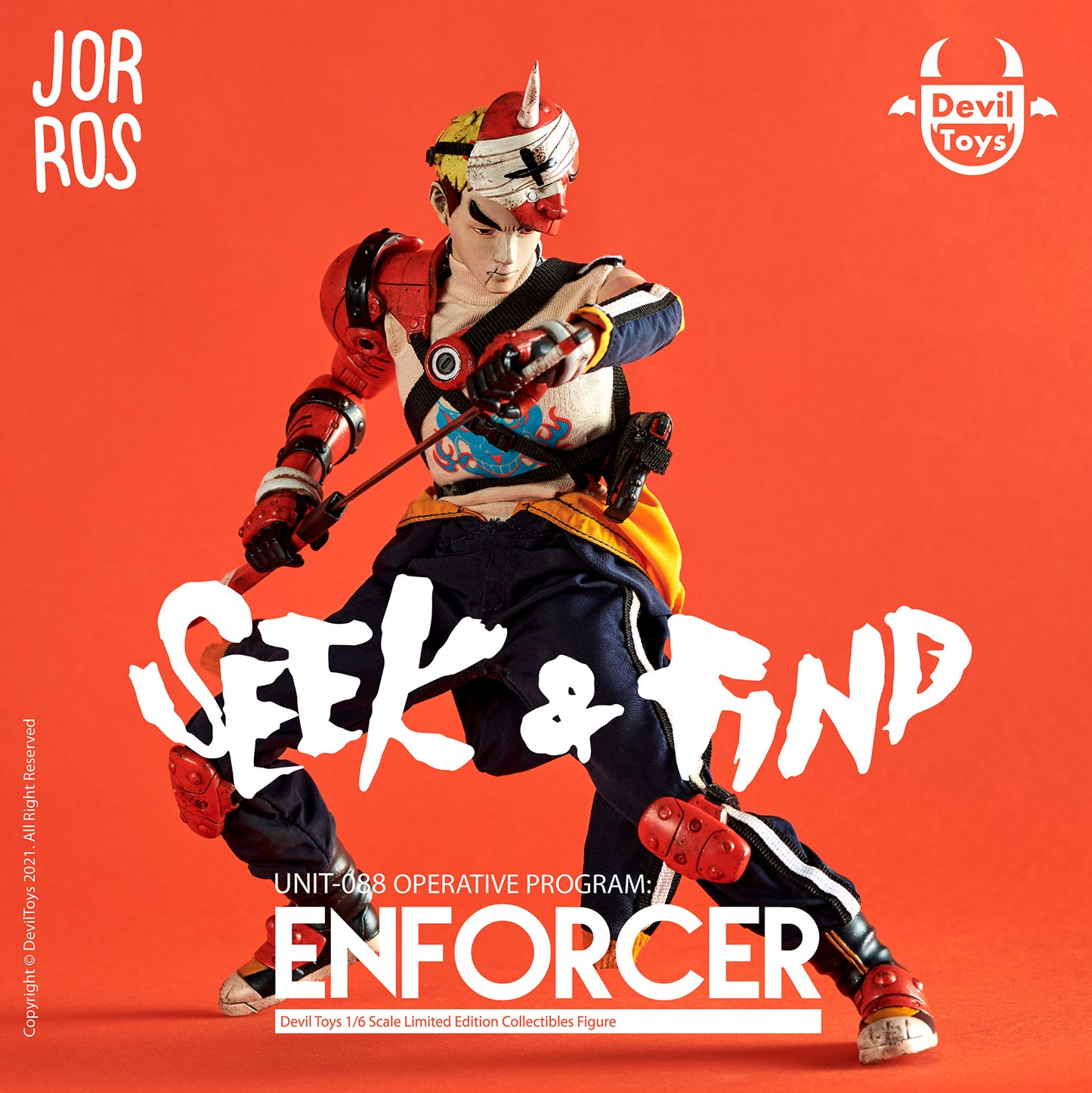 (출시 소량)데블토이즈 Devil Toys Unit 088 1/6 JorRos SEEK FIND ENFORCER