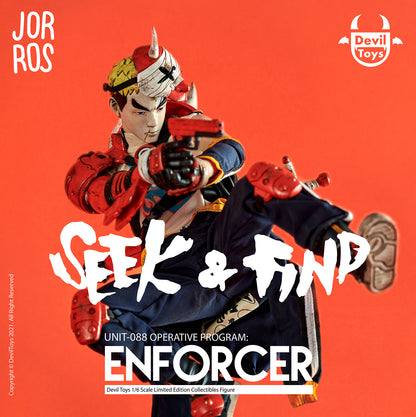 (출시 소량)데블토이즈 Devil Toys Unit 088 1/6 JorRos SEEK FIND ENFORCER