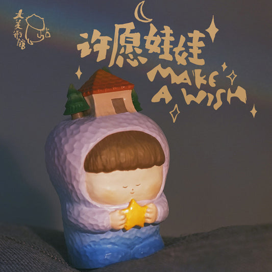 소원인형 우드스타일 피규어 여자친구 선물용 인테리어 장식용