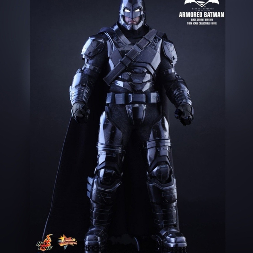 HotToys MMS356 핫토이 아머드 배트맨 블랙크롬 버전 피규어 1/6