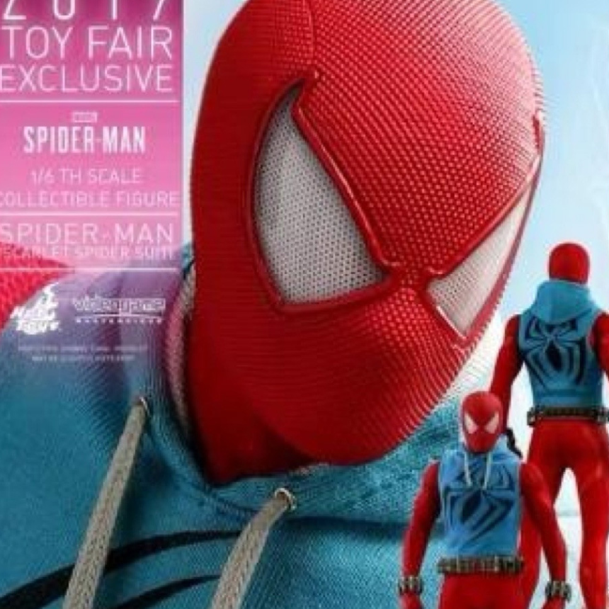 HotToys VGM34 핫토이 피규어 스파이더맨 스칼렛 슈트 버전 1/6