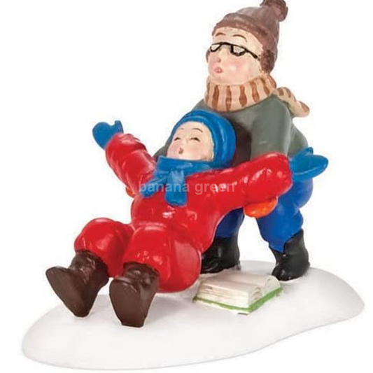 Department 56 크리스마스 스토리 빌리지 랄피 투 더 레스큐 액세서리 피규어