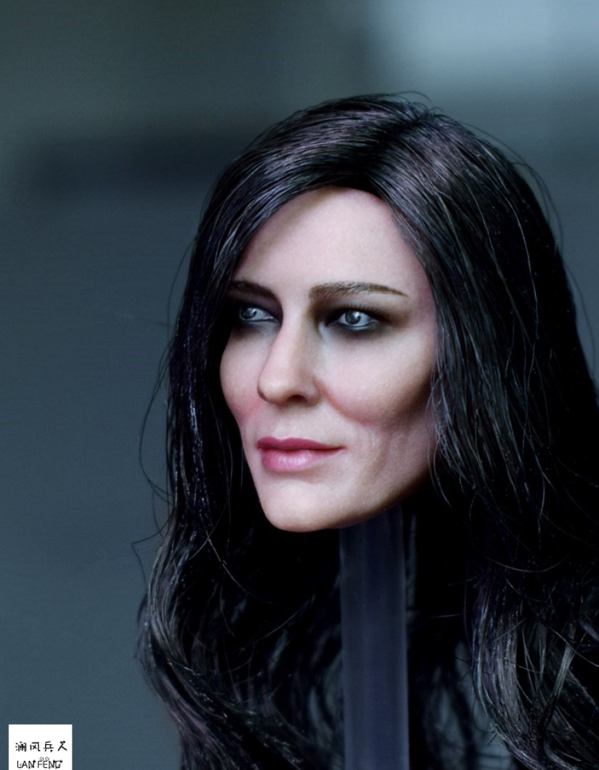 BY ART 토르 헬라 1/6 커스텀 여성피규어 헤드