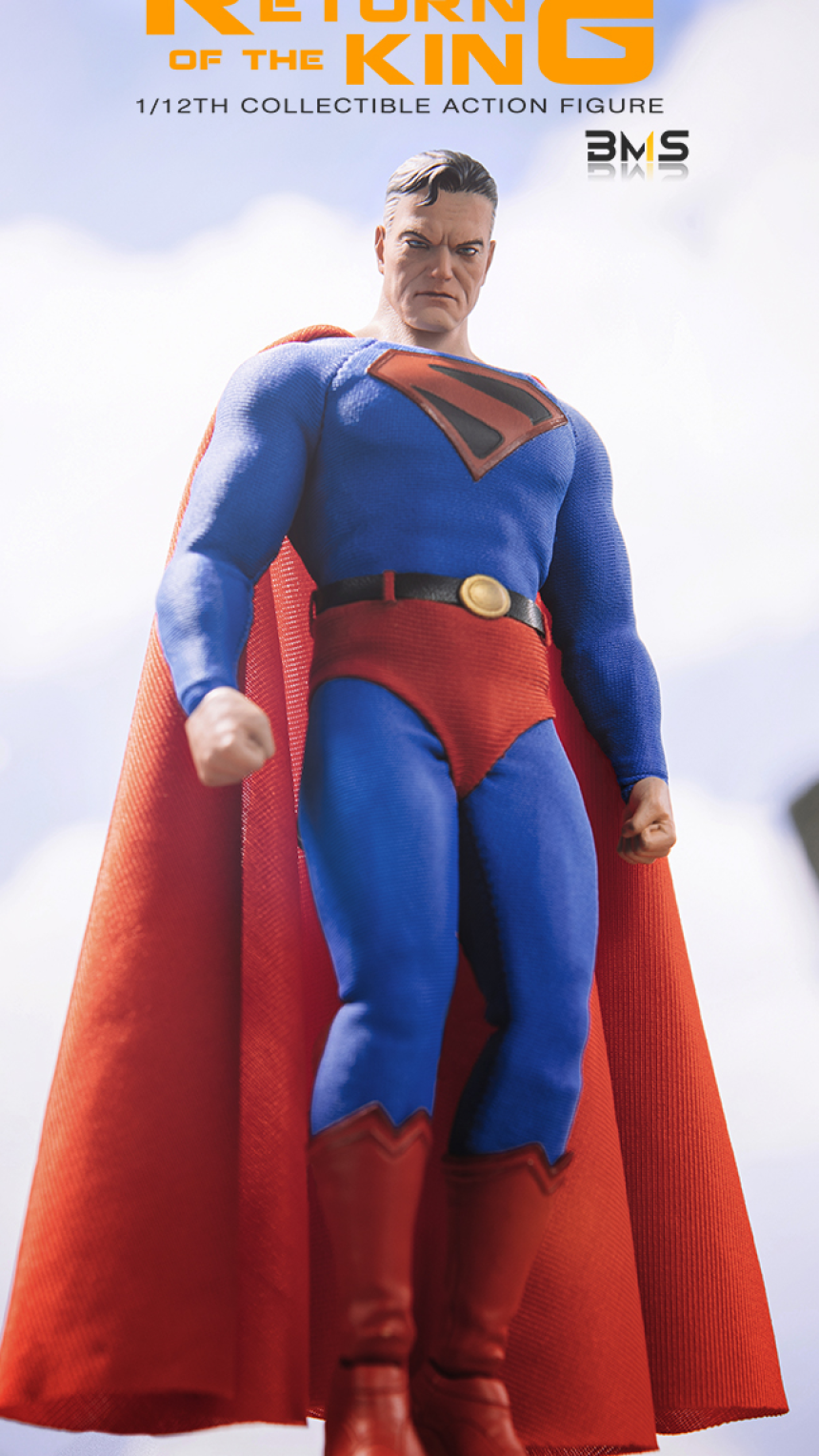 BMS 저스티스리그 슈퍼맨 1/12 DC 히어로 액션피규어