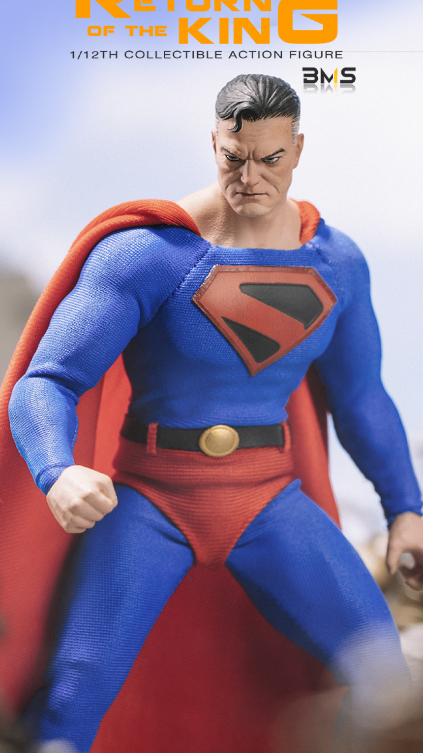BMS 저스티스리그 슈퍼맨 1/12 DC 히어로 액션피규어